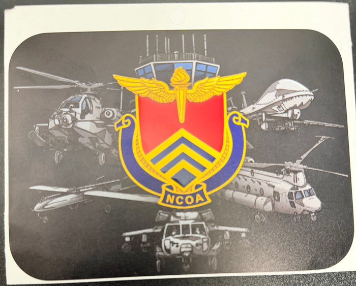 NCOA Aircraft decal