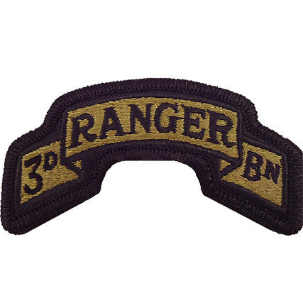 75th Ranger Regiment 3rd Battalion MultiCam (OCP) Patch Patches and Service Stripes