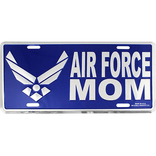 Air Force Mom Blue License Plate License Plates