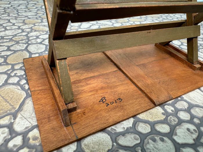 Artisan Barbara Vajnar - Bubba's Signed Work Table