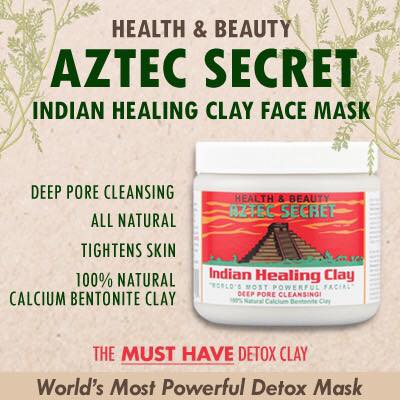Aztec Secret Facial Clay 100% Natural Calcium Bentonite Clay - 454g - L'Organic