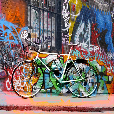 Jan Neil, Bike with Graffiti