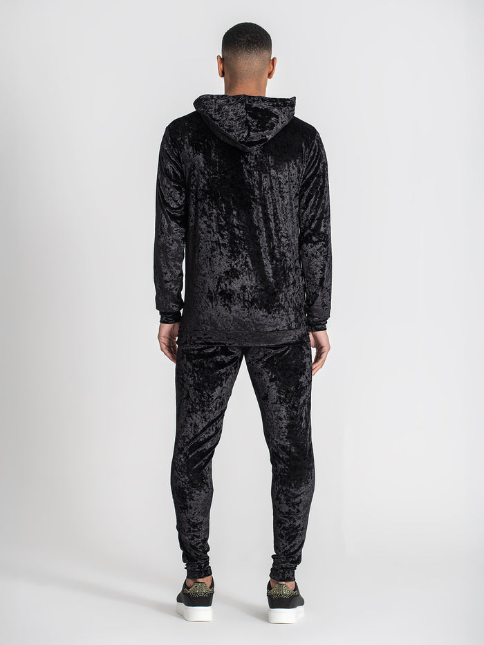 hoodies / Black K Velvet Hoodie