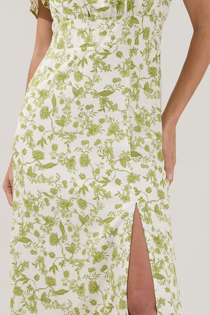 Bloom Midi Dress Floral