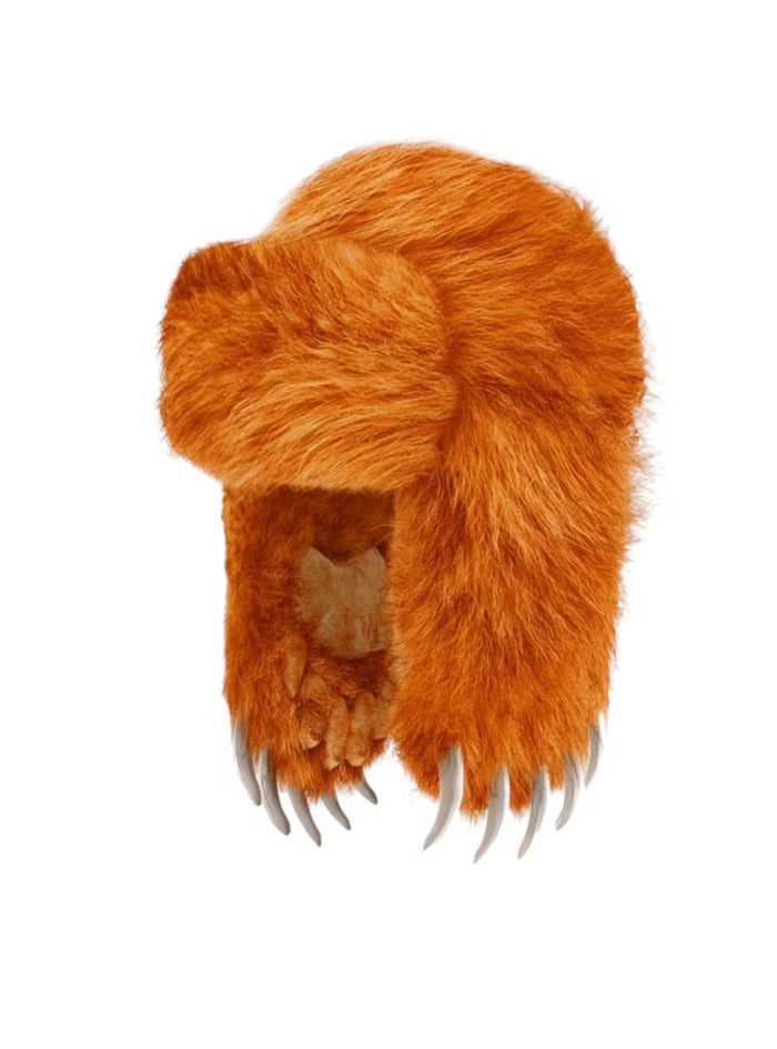 BRAVEST STUDIOS BEAR CLAW HAT ORANGE (PRE-OWNED)