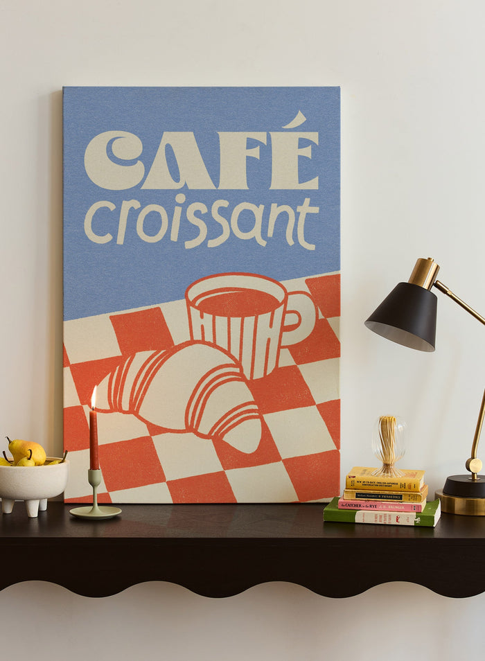 Café Croissant, Canvas