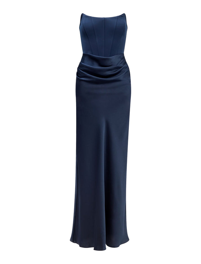Isra Drape Strapless Maxi Dress Forever New