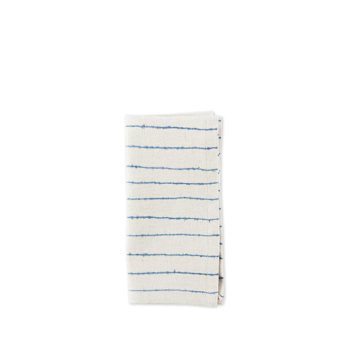 Linen Lines Napkin in Deep Blue