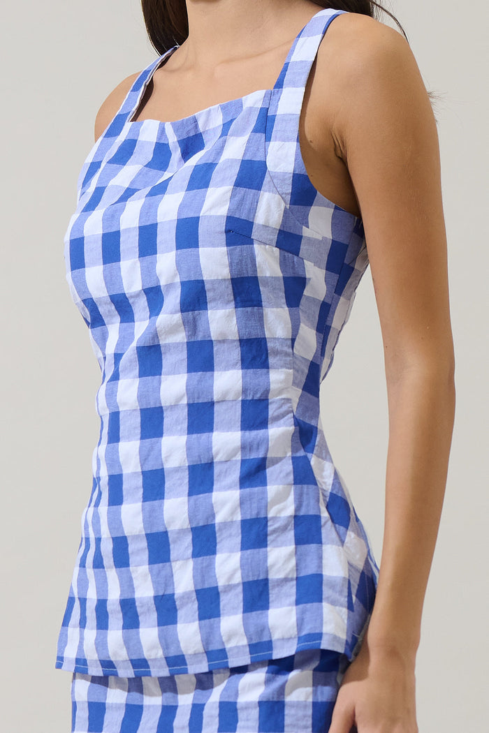 Maiden Checker Donie Sleeveless Top