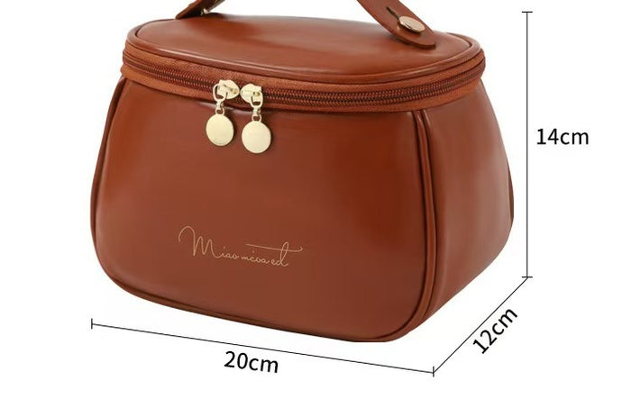 MB004 - Large Capacity High-End PU Travel Makeup Bag