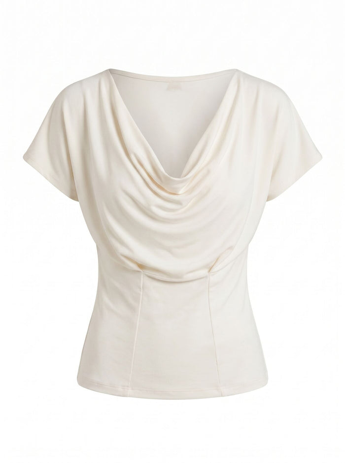Phoebe Draped Cowl Top Forever New