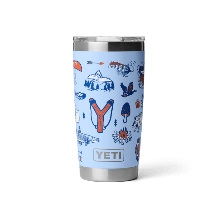 RAMBLER 20OZ TUMBLER Big Sky Summer Camp MAGSLIDER LID