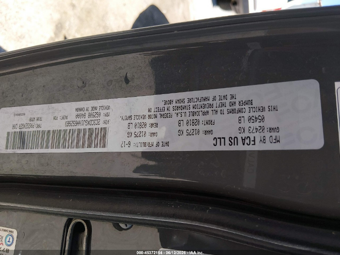 Reservation for Seat Set from 2017 Charger Scat Pack