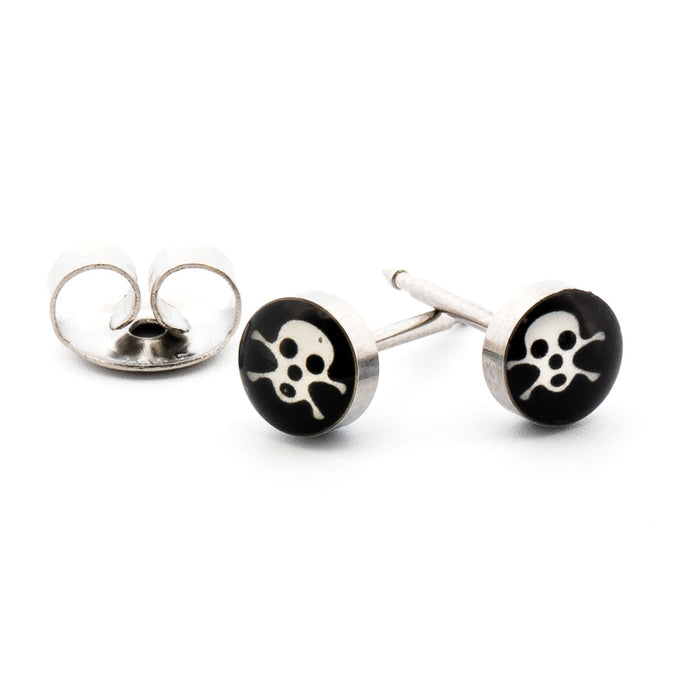 Skull Stud Cartridge Earrings