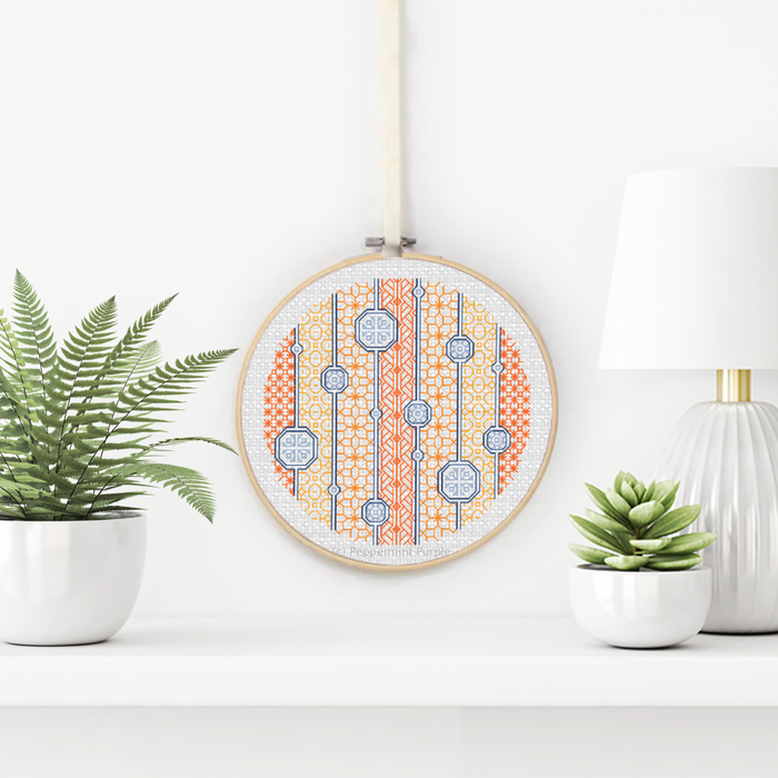 Sparkle Bubbles Blackwork Pattern by Peppermint Purple