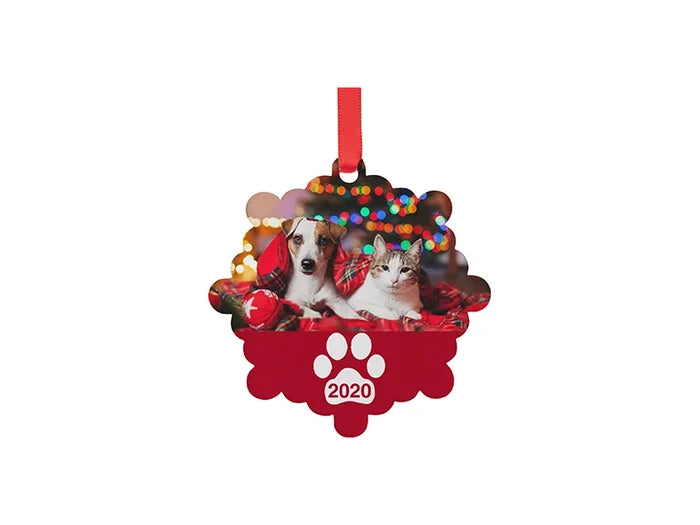 Sublimation Blank Acrylic Ornament (Snowflake, 7.6*7.6*0.4cm)