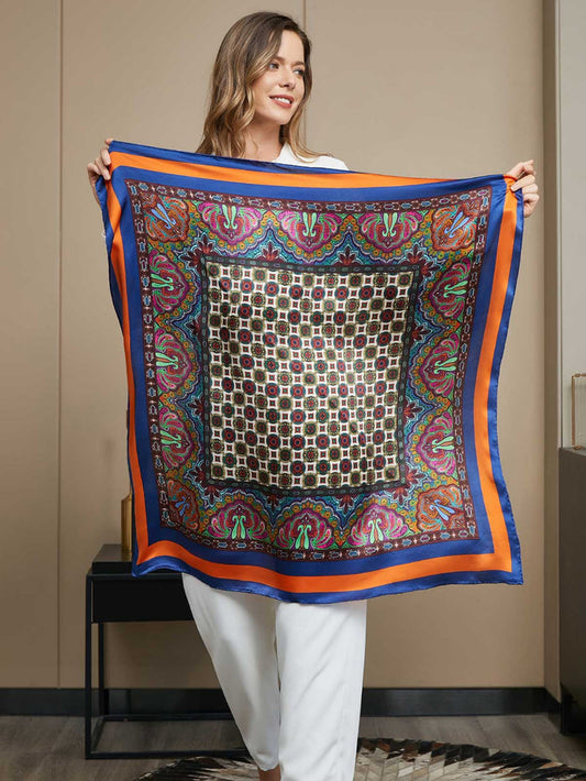 [P016] SilkSilky Pure Silk Scarf 003