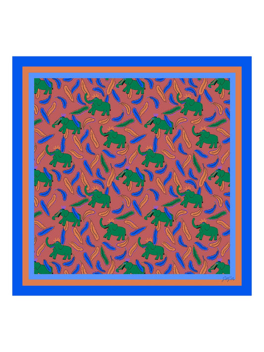 [Clay Elephant] SilkSilky Scarf 001