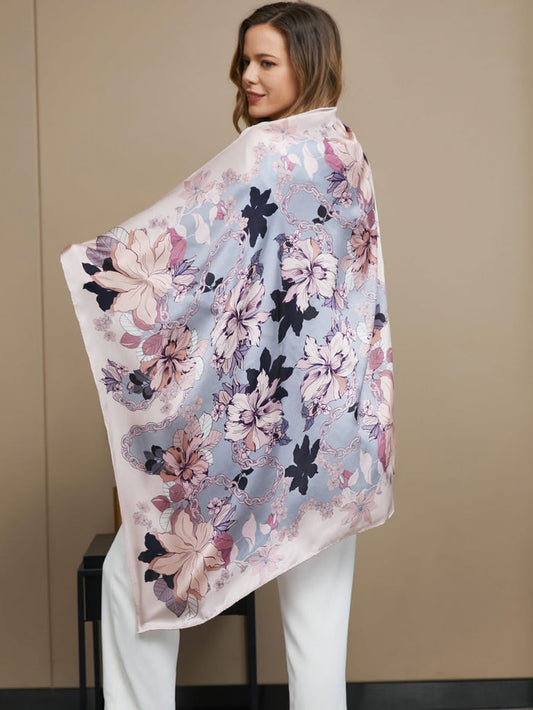 [P017] SilkSilky Pure Silk Scarf 001