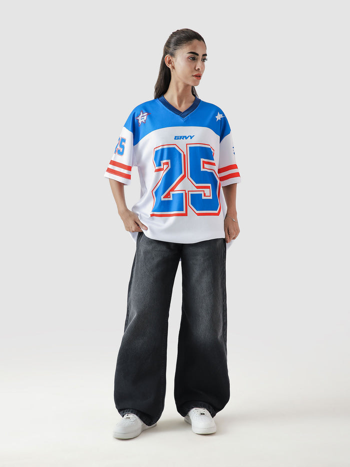 #25 basketball jersey male model side view oversized mesh streetwear Pakistan – GROOVY