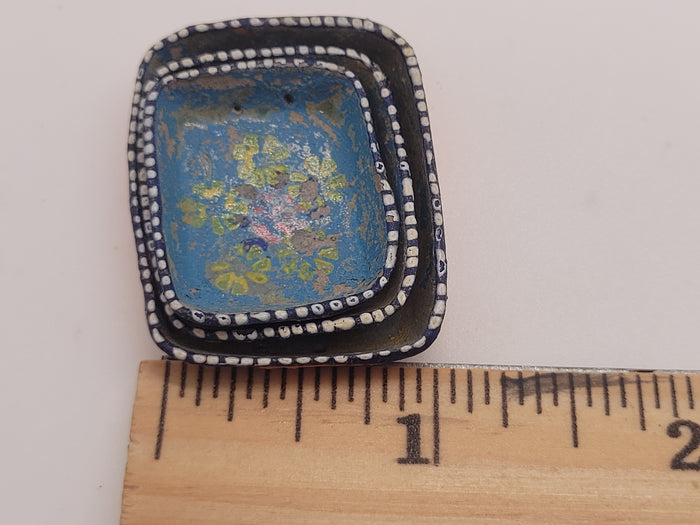 3pc Handpainted Trays - Made in Mexico