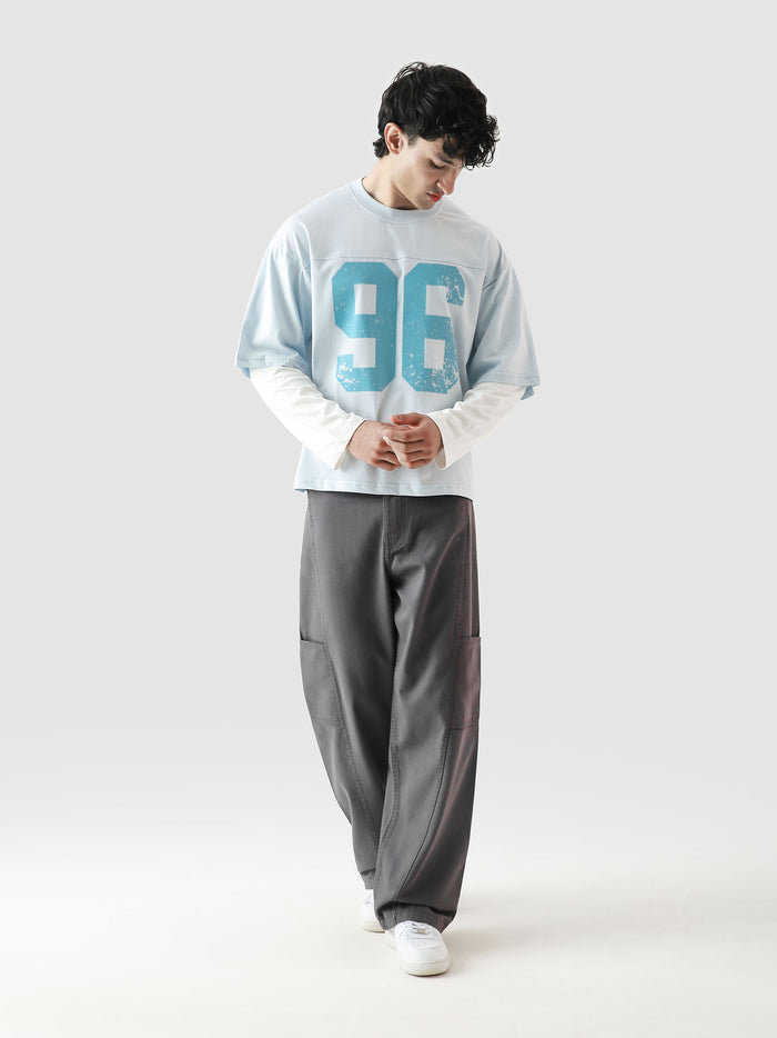 96 Double Layer Jersey frost blue male model outdoor lifestyle shot 2 Pakistan – GROOVY