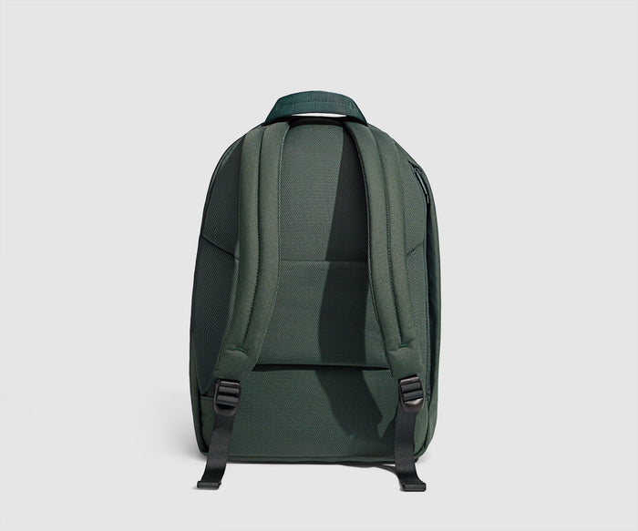 Padded shoulder straps and trolley sleeve on the back of the Backpack