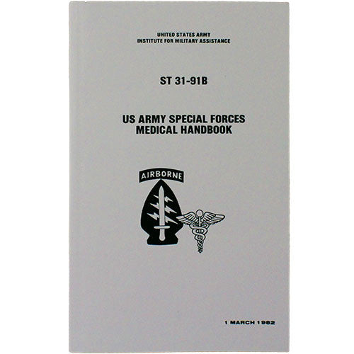 Army Special Forces Medical Handbook Field Manuals and Stationery