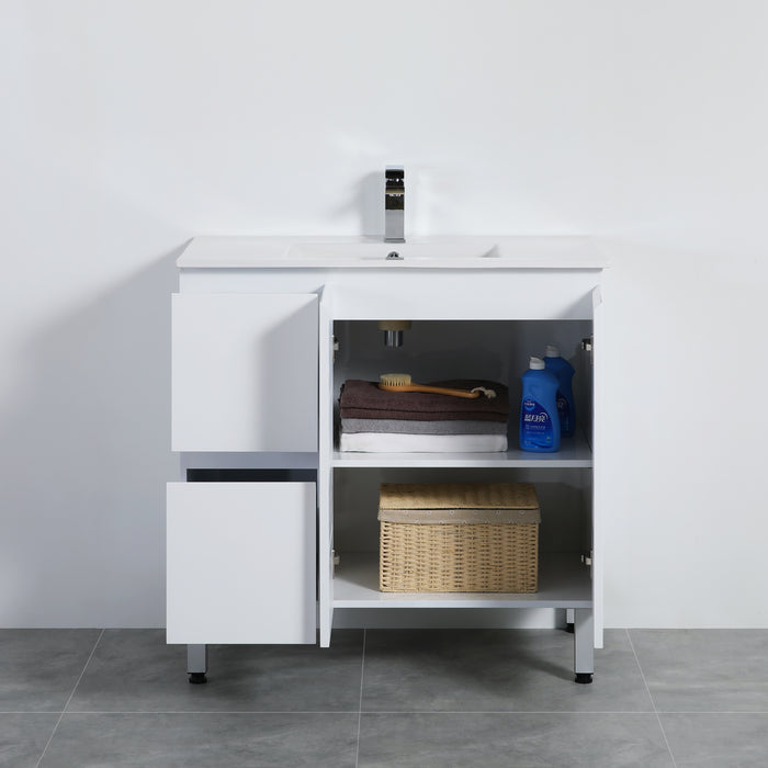 Bathroom Nordic Freestanding Vanity with Legs 900*460*880mm