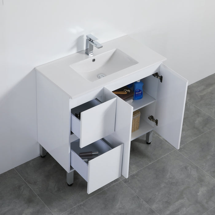 Bathroom Nordic Freestanding Vanity with Legs 900*460*880mm