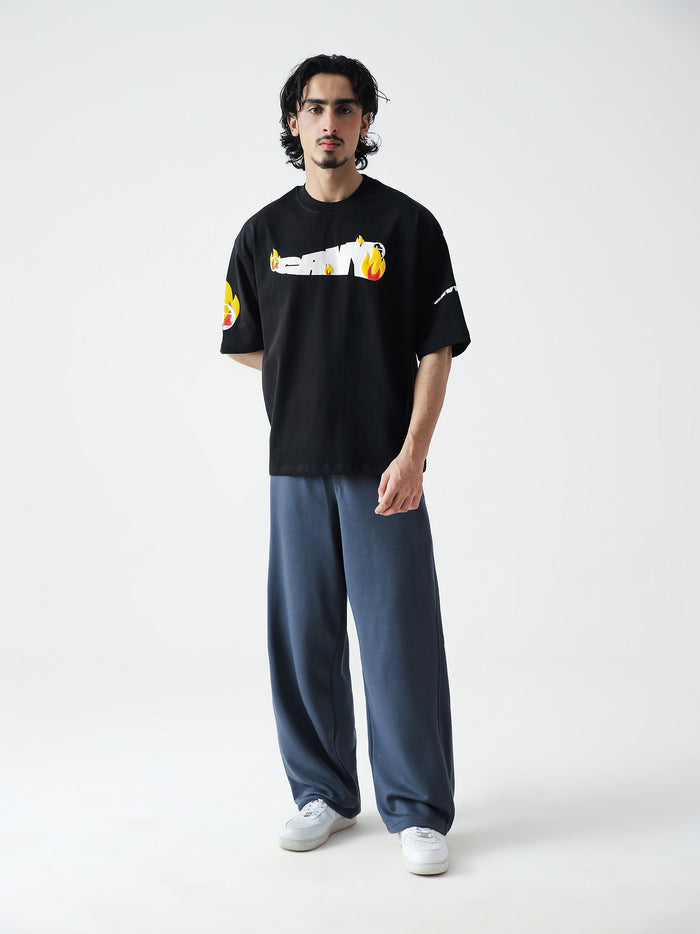 Be The Problem tee male model side angle Pakistan – GROOVY