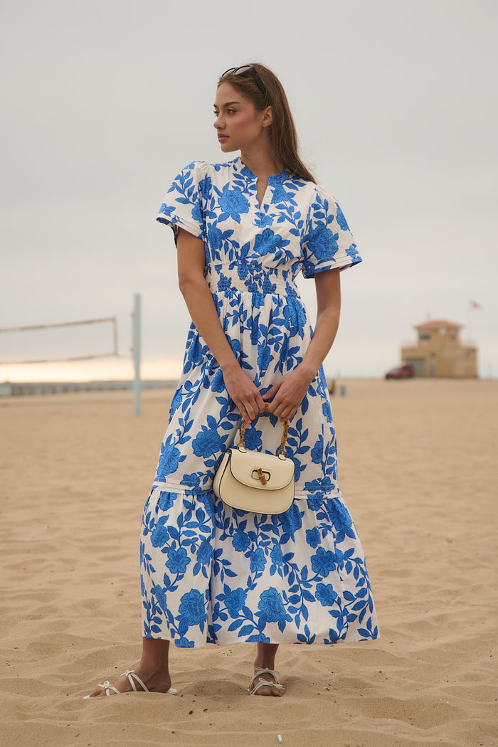 Belraj Poplin Maxi Dress Glantis Floral