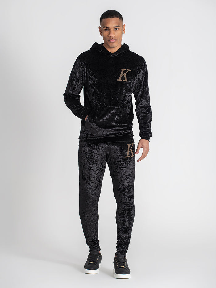 hoodies / Black K Velvet Hoodie