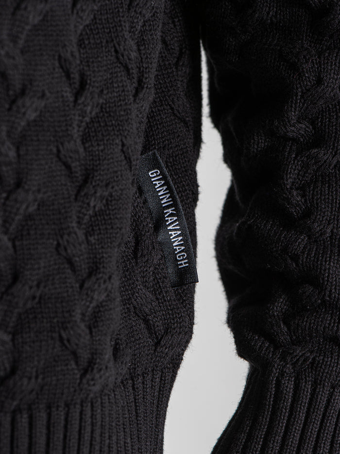 sweats / Black Snug Knit Sweat