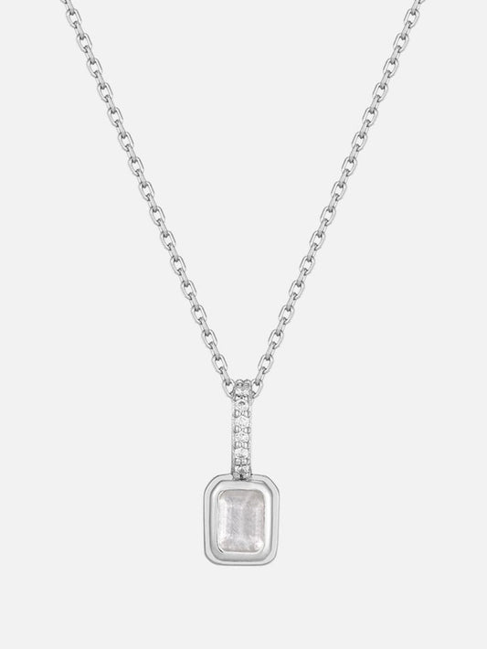 Britt Necklace - Sterling 925 - Gold + White