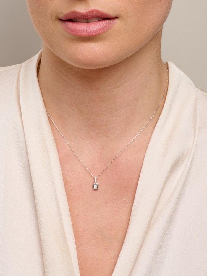 Britt Necklace - Sterling 925 - Gold + White