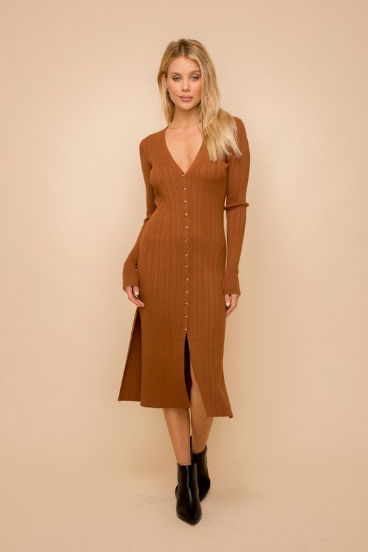 button down dress