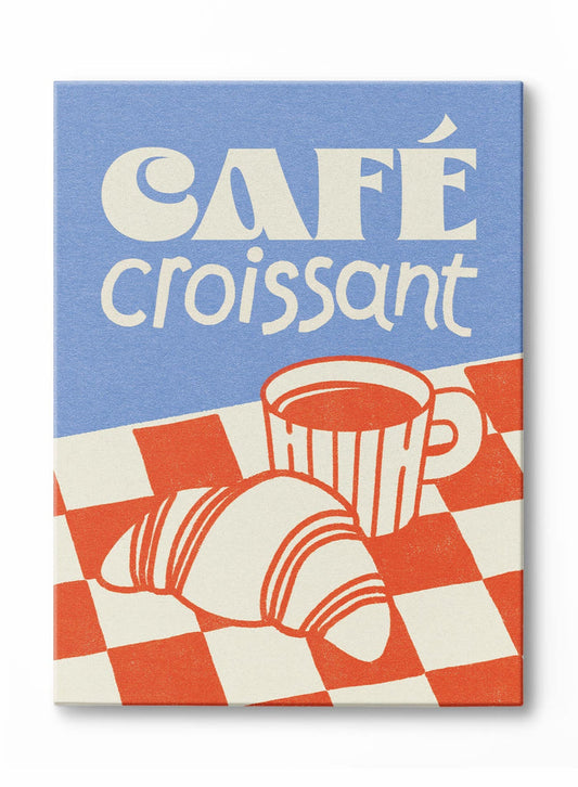 Café Croissant, Canvas