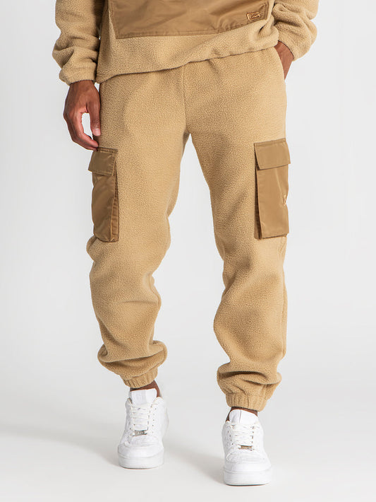 joggers / Camel Cargo Sherpa Joggers