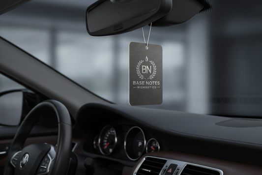 Base Notes Car Air Freshener Lifestyle Shot