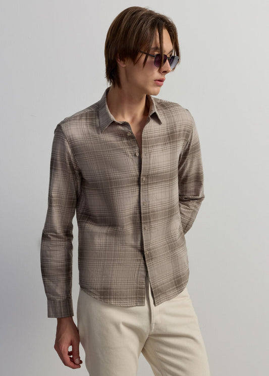 CHECKED FLANNEL SHIRT