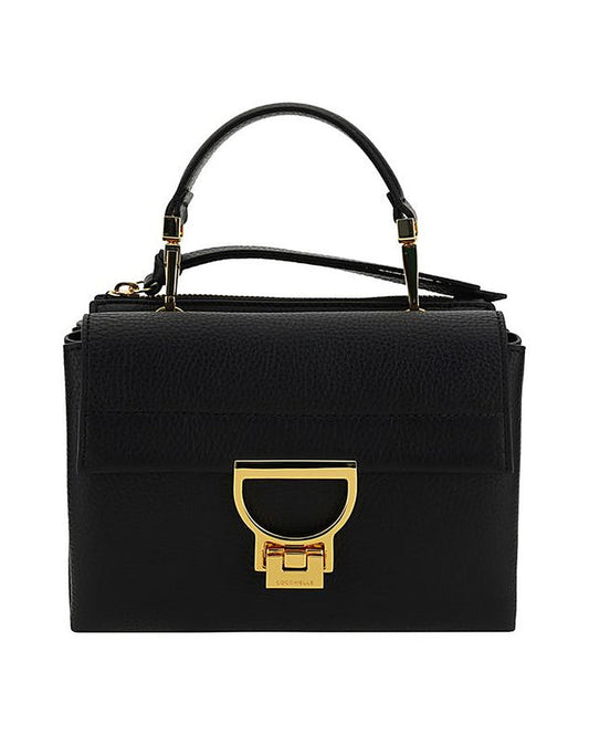 Coccinelle Black Calf Leather Bos Taurus Handbag