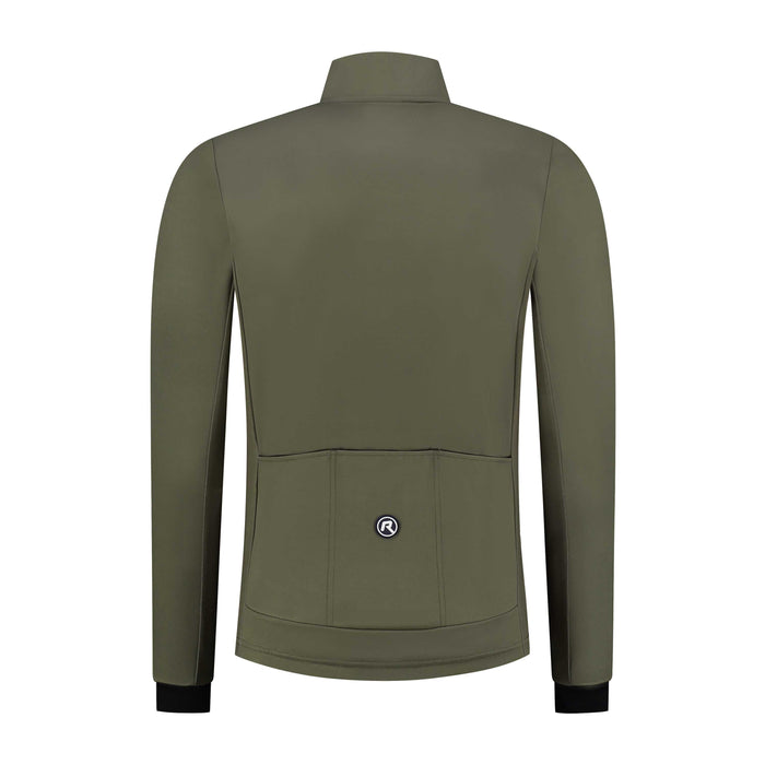 Rogelli Core fietsshirt heren groen lange mouw achterkant.