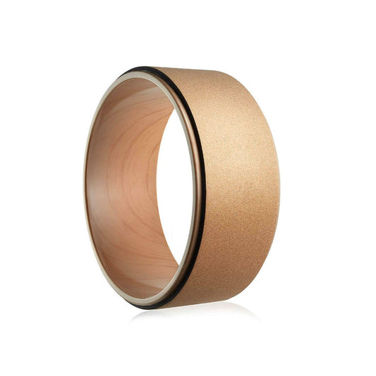 Cork Yoga Wheel with natural rubber