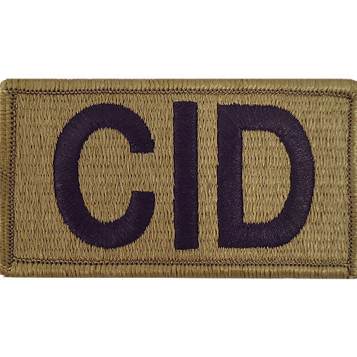 Criminal Investigation Command (CID) MultiCam (OCP) Patch Patches and Service Stripes