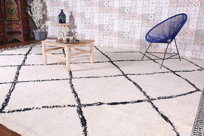 Custom beni ourain rug - Hand woven Moroccan berber carpet - custom moroccan rugs