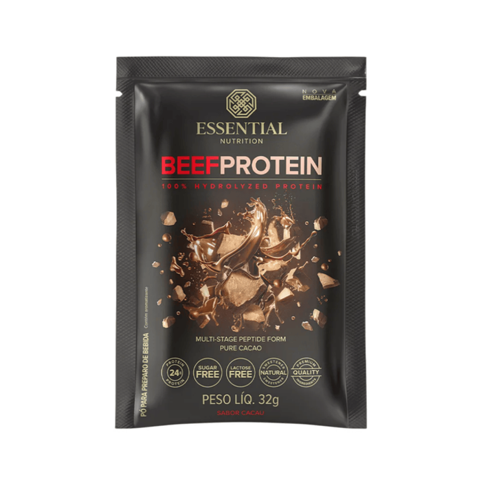 ESSENTIAL | Beef Protein Sabor Cacau Sachê (24 gramas)