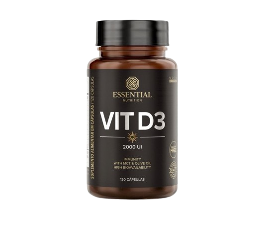ESSENTIAL| Vitamina D3 2000 UI (120 cápsulas)