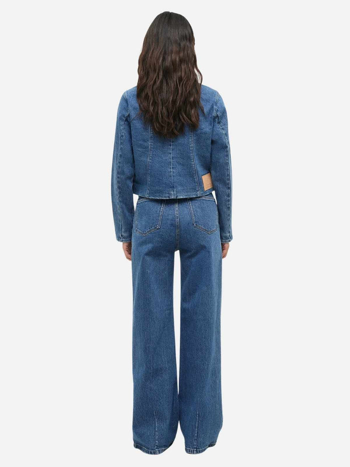 Eva Wide Vivid Indigo -Mid Vintage Indigo