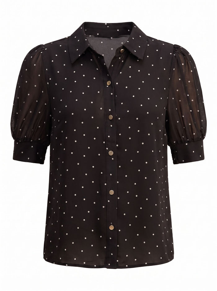 Faye Short Sleeve Blouse Forever New